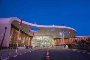 Menara Airport Marrakech terminal exterior view
